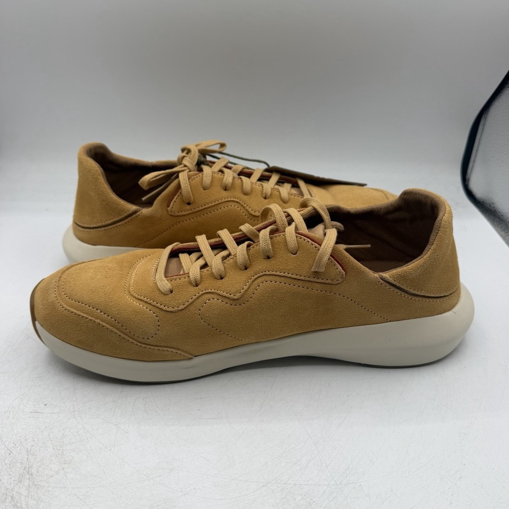 OluKai Koheo Shoes Mens Sz 10.5 Golden Sand Tan Casual Sneakers 10525-GSGS NWT - Picture 2 of 10